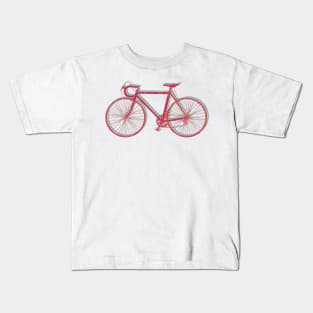 Road Bike Offset Kids T-Shirt